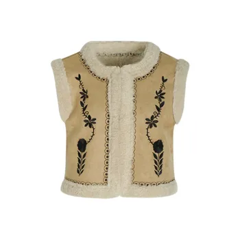 Little pull Vests Women's Khaki
