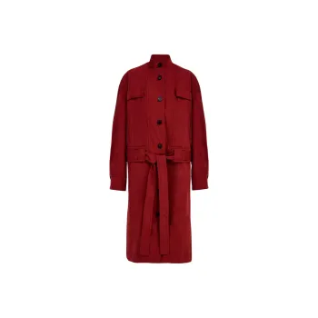 Ferragamo Belted Duster Coat