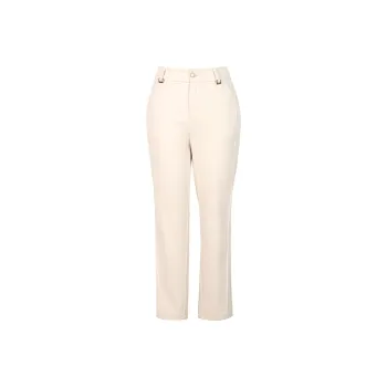 E.BECKY Casual Pants Women's Beige