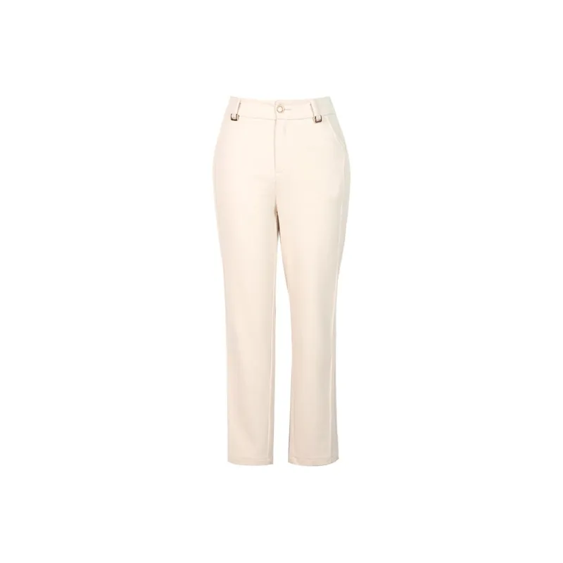 E.BECKY Casual Pants Women's Beige-0