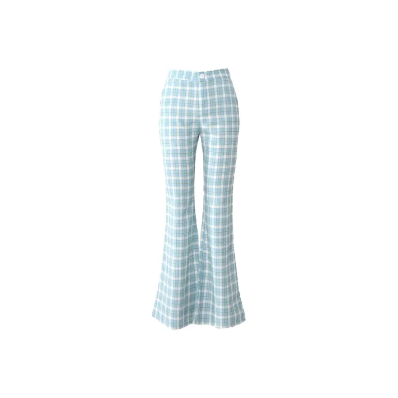 Wen Shan Casual Pants Women's Light Blue-0