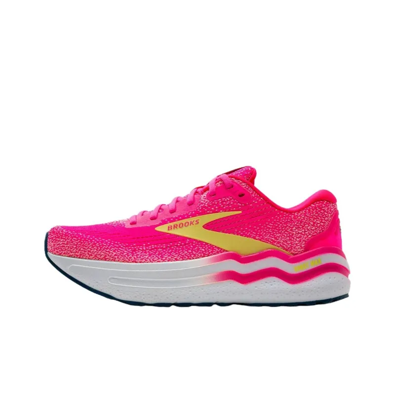Brooks Ghost Max 2 Anti Slip Wear Resistant Low Top Running Shoes Women's Pink-0