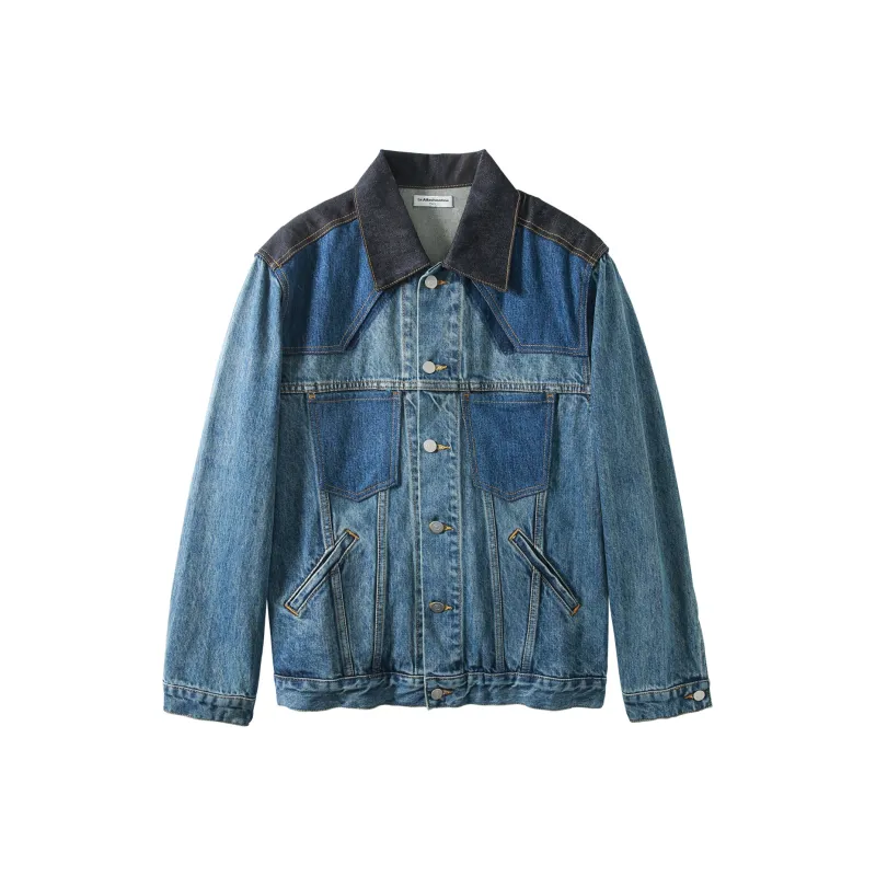 Le Alfashionline Denim Jacket Women's Blue-0