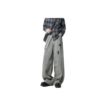 FALIAMS Jeans Unisex Gray