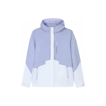 Anta Variety Training Collection Trench Coat Women's Light Fragrant Purple/Snowflake White