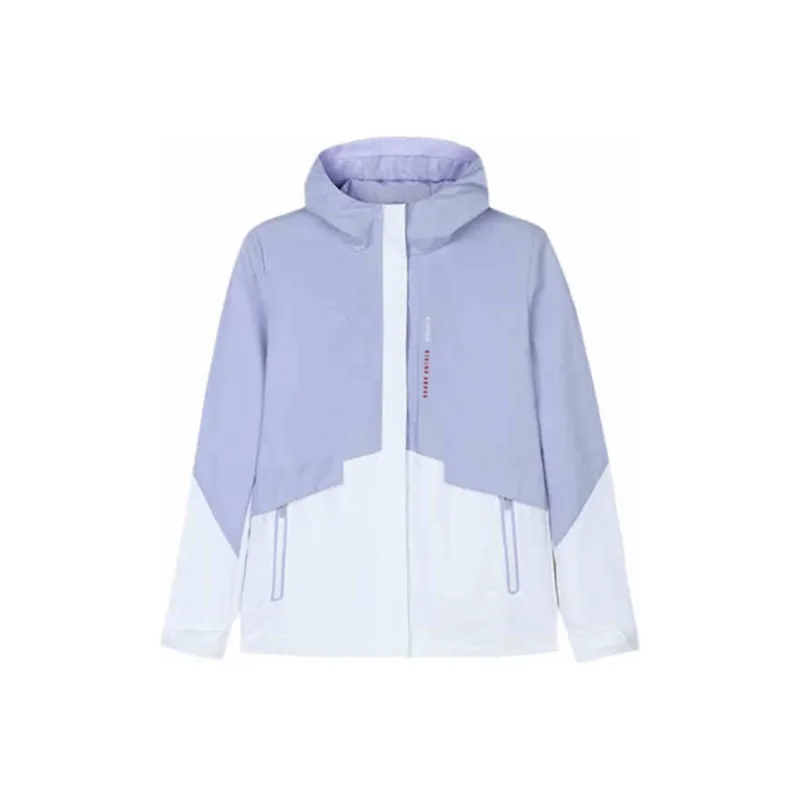 Anta Variety Training Collection Trench Coat Women's Light Fragrant Purple/Snowflake White-0