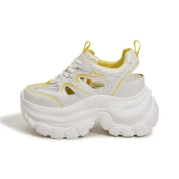Milan Love Song Cushioning, Slip Resistant, And Abrasion Resistant Low Top Chunky Sneakers Women's