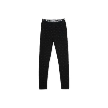 Chrome Hearts Logo Leggings Black/Grey Multilogo