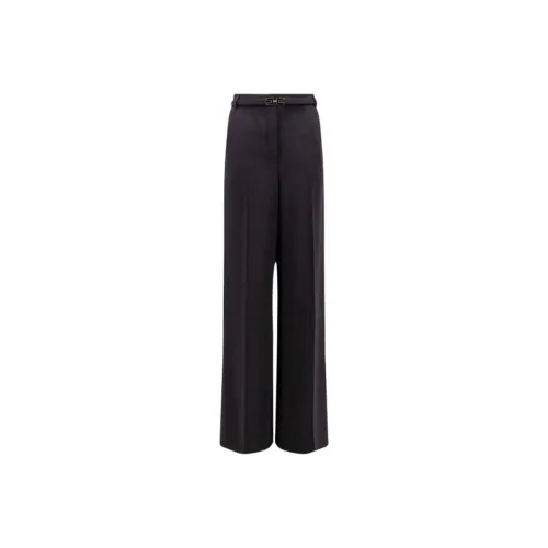 Elisabetta Franchi Satin Banded Crêpe Trousers