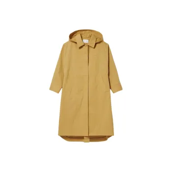 LACOSTE Trench Coat Women's Yellow