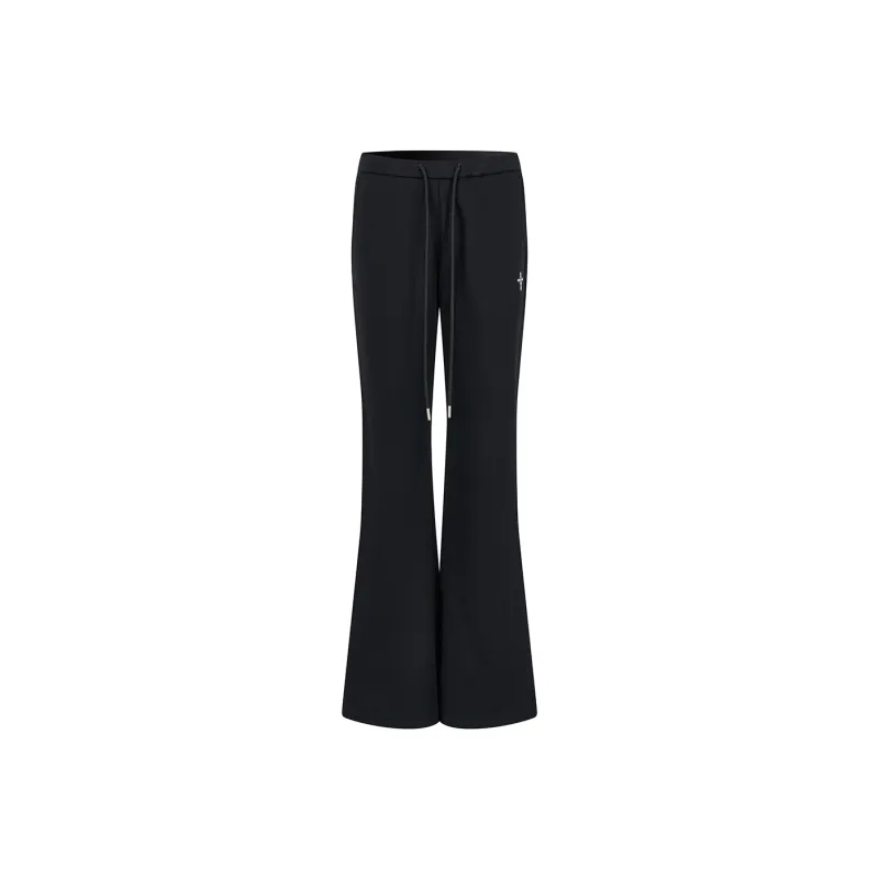 Heartboon Casual Pants Women's Black-0
