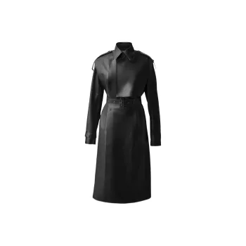 MACKAGE ADRIANA Trench Coat Women's Black