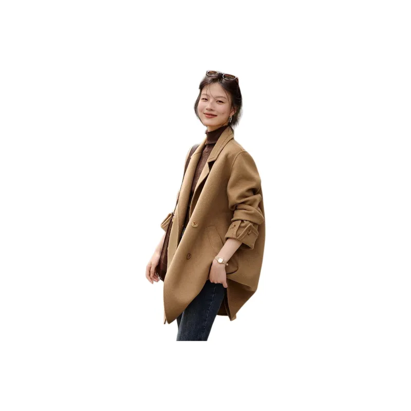 XWI Coats Women's Classic Camel-0