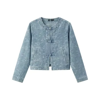 SEM/R Denim Jacket Women's Denim Light Blue