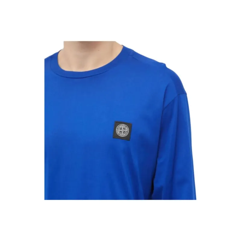 STONE ISLAND T Shirts Men Bright Blue-4