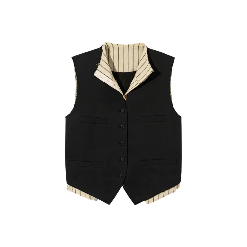 Ouyang Vests Women's Jet Black
