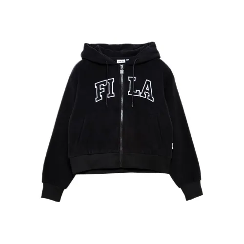 FILA Cropped Coats Women's Black