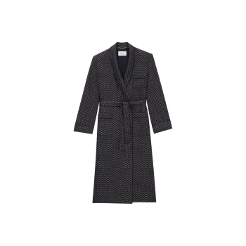 SAINT LAURENT Coat Women's Black