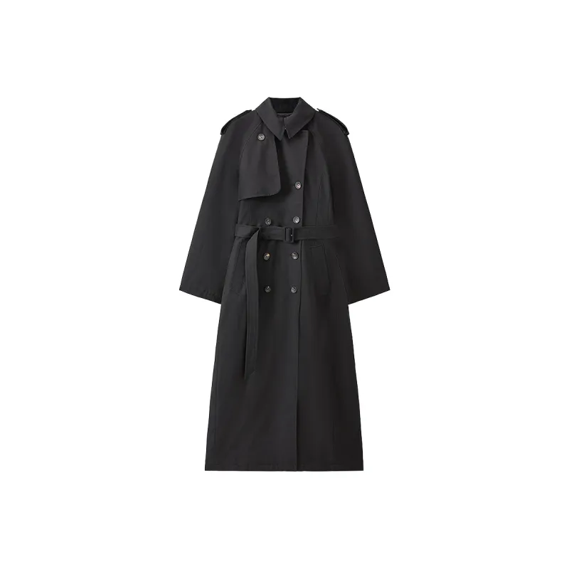 Miss Sixty Trench Coat Women's Black-0