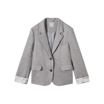 DIALOGUE Business Suit Women's Off White Gray