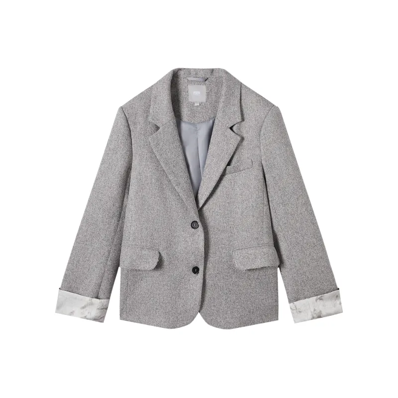 DIALOGUE Business Suit Women's Magenta Gray-0