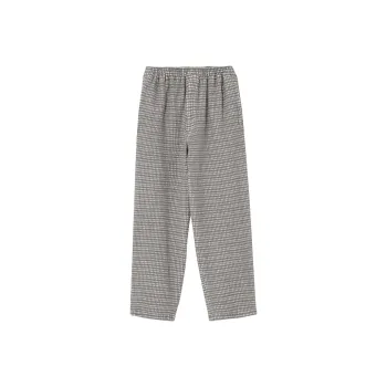 UNDERCOVER Throne Of Blood Checked Wool Trousers 'Grey'