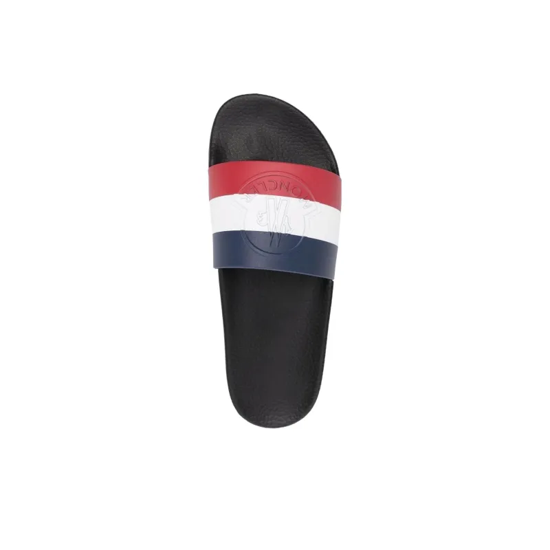 Moncler Slide Slippers Men's Black-4