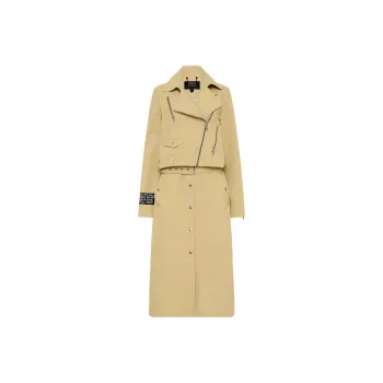 Ksubi Incognito Biker Twill Trench Coat