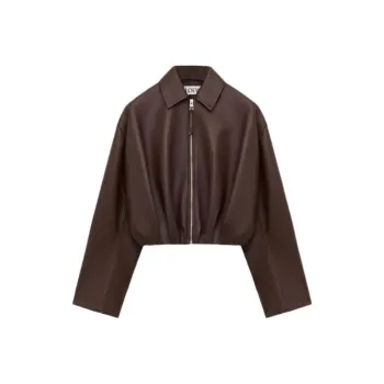 LOEWE Draped Jacket 'Chocolate Brown'