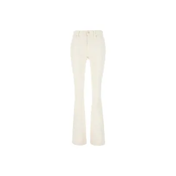 7 FOR ALL MANKIND Casual Pants Women's Vintage White