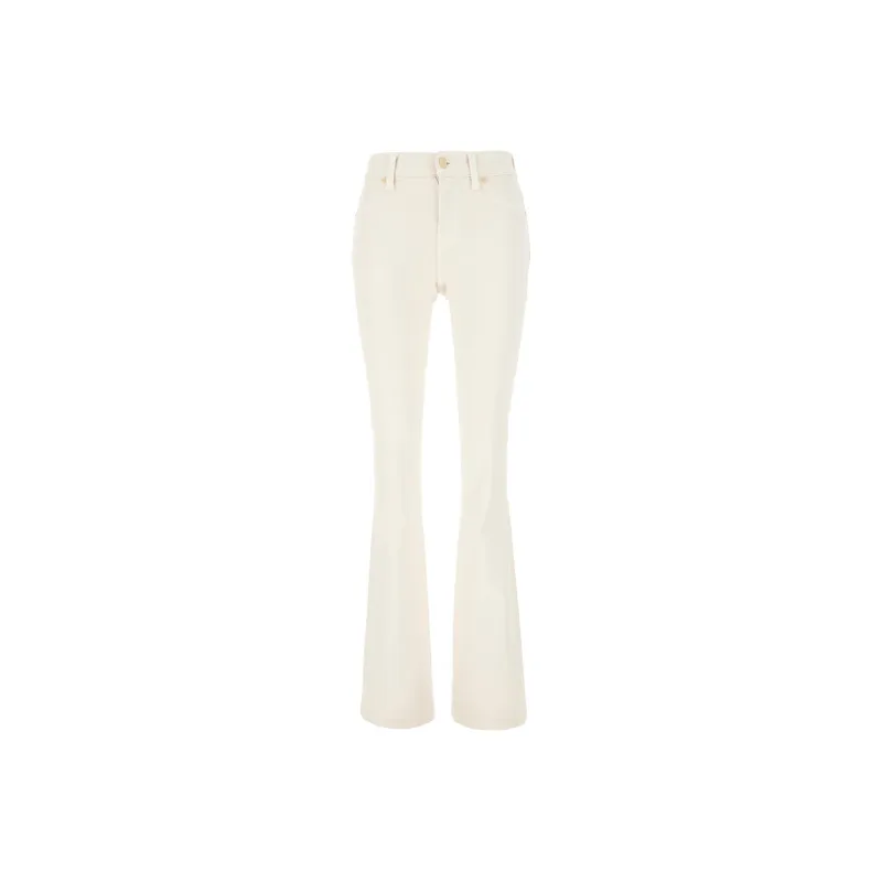 7 FOR ALL MANKIND Casual Pants Women's Vintage White-0