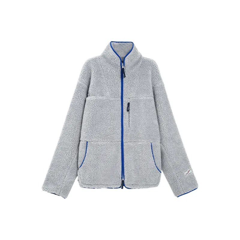 TURN SIGNAL Velvet feel Coat Women's Gray-0