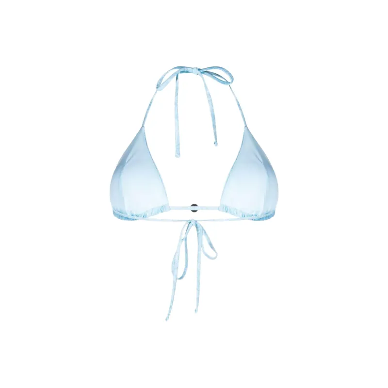 VERSACE Barocco Printed Triangle Cup Bikini Top-1