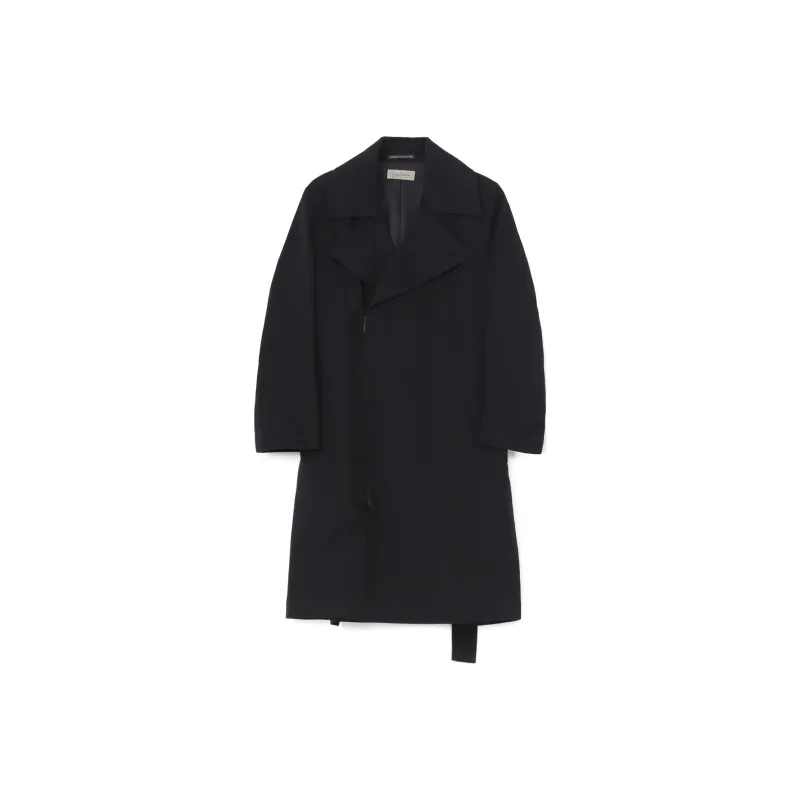 Yohji Yamamoto Trench Coat Women's Black-0