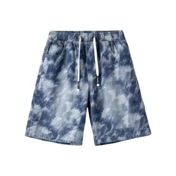 NRTY Casual Shorts Men's Denim Blue