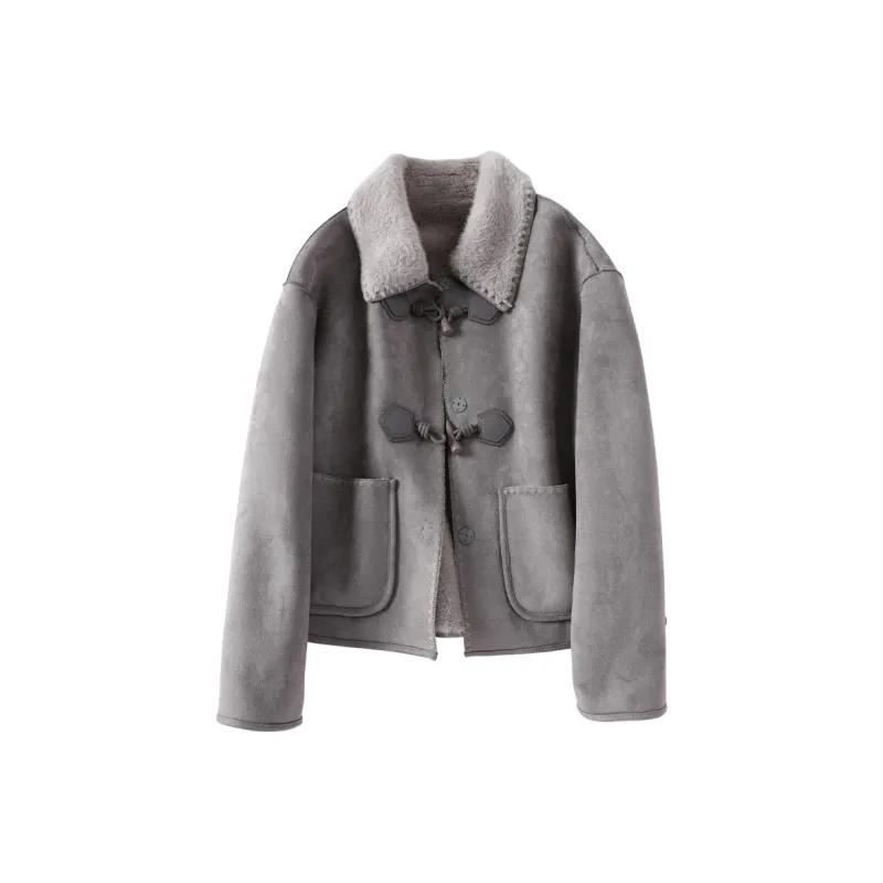XIANGYING Velvet feel Coat Women's-2