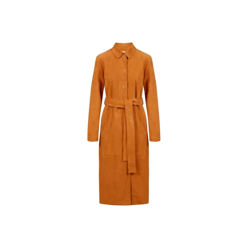 Iceberg Suede Coat-0