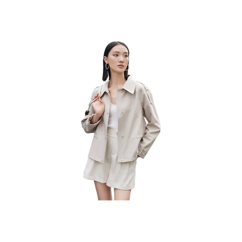 Yi Mengyuan Trench Coat Women's-0