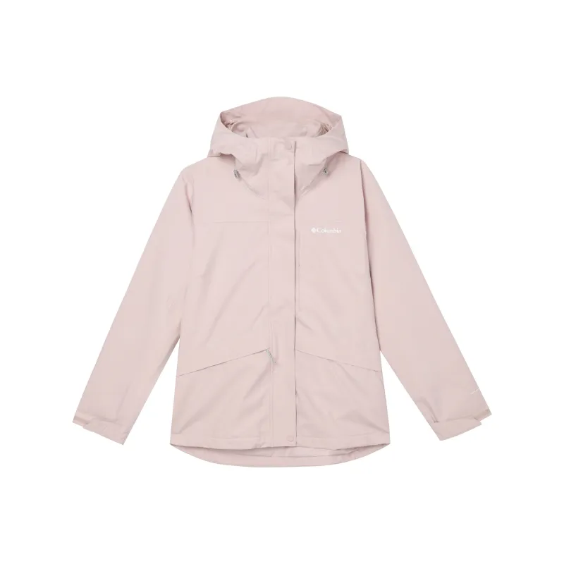 Columbia 2024 Fall New Arrival Waterproof And Warm Windbreaker Jacket Women's Pink-0