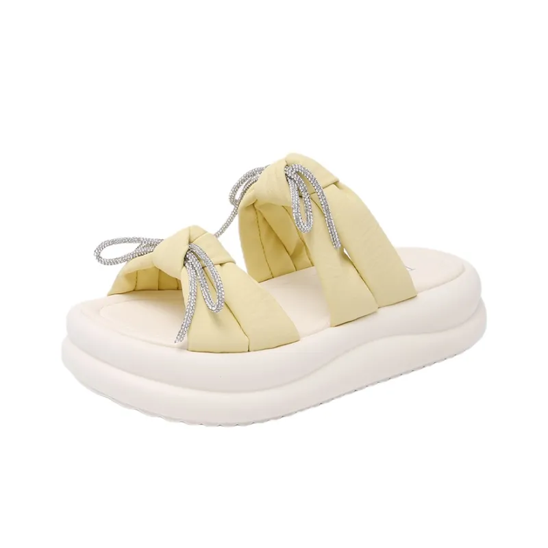 Dawei's House Rubber Sole Slip Resistant Quick Dry Antibacterial Cushioning Slide Slippers Women's Gift Box Set-0