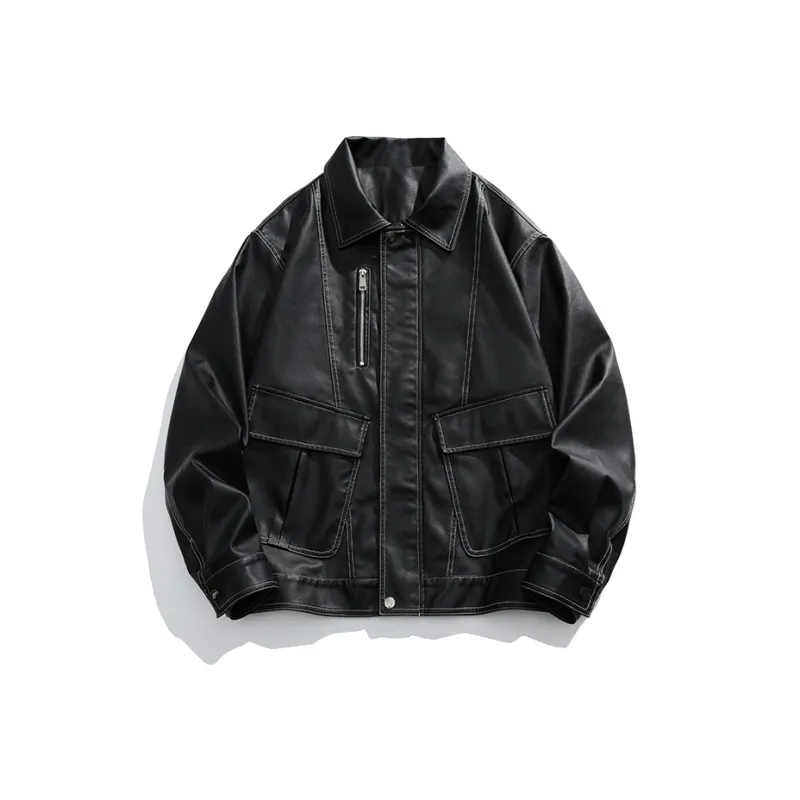 KRISTALIA Leather Jacket Unisex-2