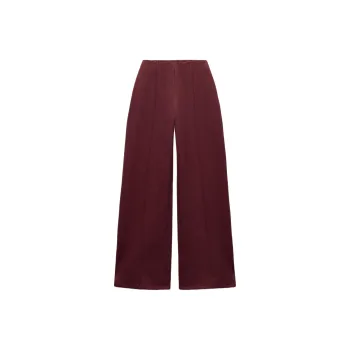 ZARA Casual Pants Women's Burgundy Red