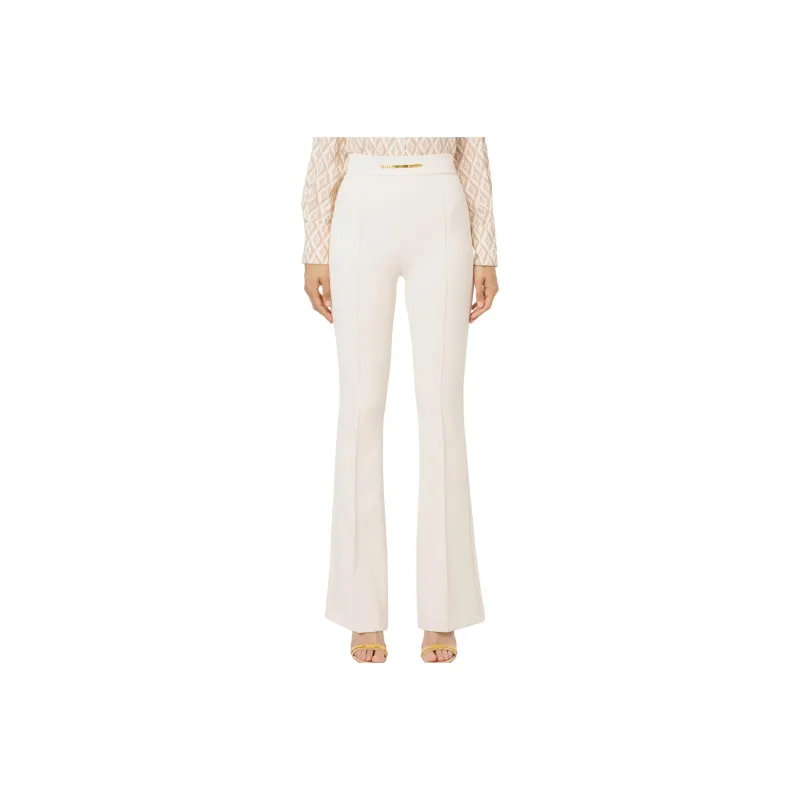 Elisabetta Franchi Casual Pants Women's White-0