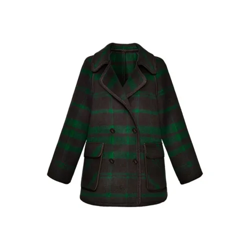 DIFFIE RIEGER Coats Women's Calming Green