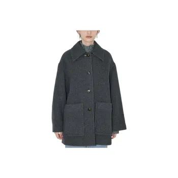 PUBLIC TOKYO FW24 Coats Women's Dark Gray