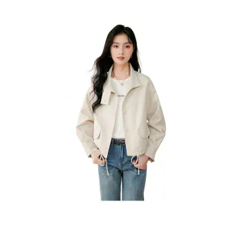 Like The Age Of Water Trench Coat Women's Beige