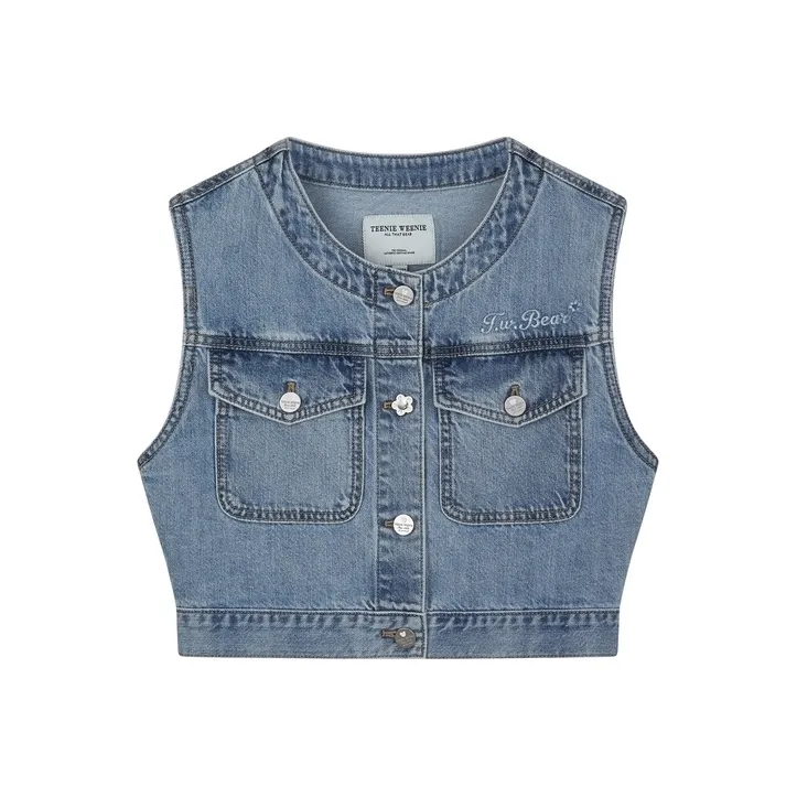 Teenie Weenie Vest Women's Light Blue-0