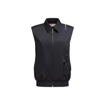 MARNI Collared Zip Up Vest