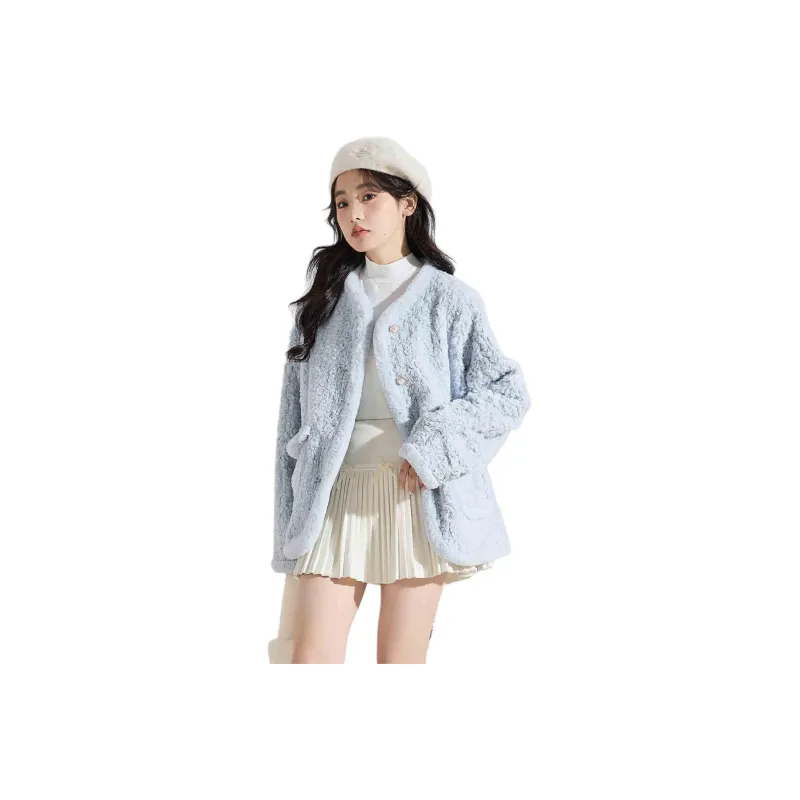 Tonlion Velvet feel Coat Women's-2