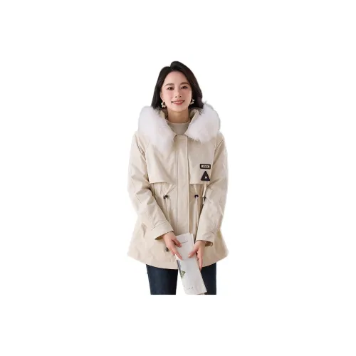 Yi Mengyuan Parka Coats Women's